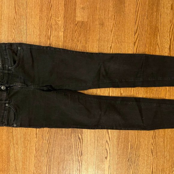 Madewell High Riser Skinny Skinny Jeans Onyx Wash - Picture 9 of 10